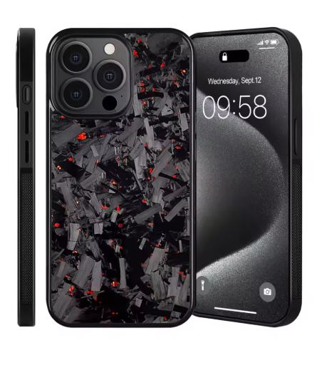 Red Real Forged Carbon Fibre | IPhone Case
