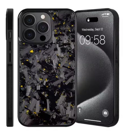 Gold Real Forged Carbon Fibre | IPhone Case
