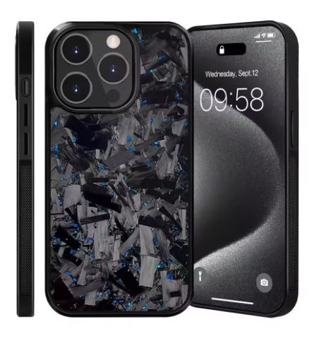 Blue Real Forged Carbon Fibre | IPhone Case
